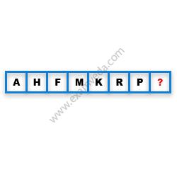 Missing Character Finding mcq question image