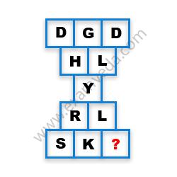 Missing Character Finding mcq question image