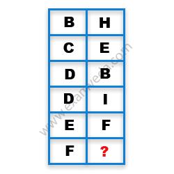 Missing Character Finding mcq question image
