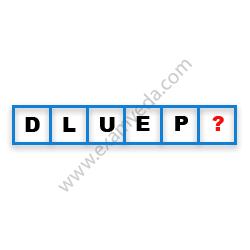 Missing Character Finding mcq question image