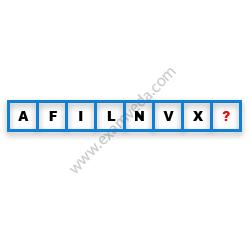 Missing Character Finding mcq question image