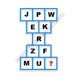 Missing Character Finding mcq question image