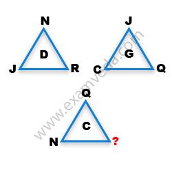 Missing Character Finding mcq question image