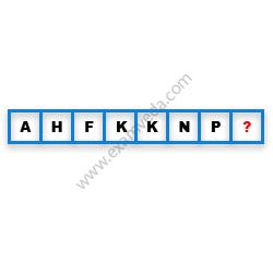 Missing Character Finding mcq question image
