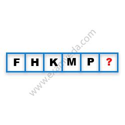 Missing Character Finding mcq question image