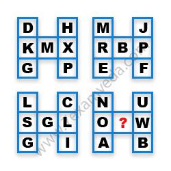 Missing Character Finding mcq question image