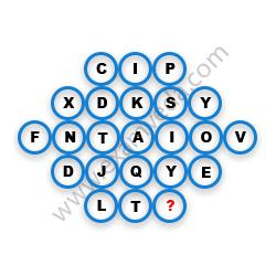 Missing Character Finding mcq question image