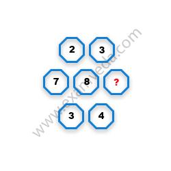 Missing Number Finding mcq question image