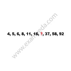 Missing Number Finding mcq question image