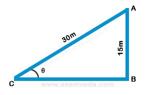 Height and Distance mcq solution image