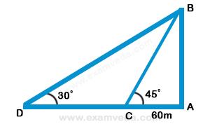 Height and Distance mcq solution image