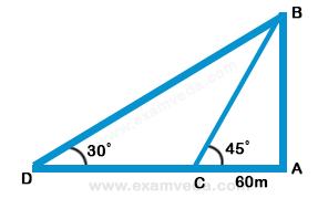Height and Distance mcq solution image