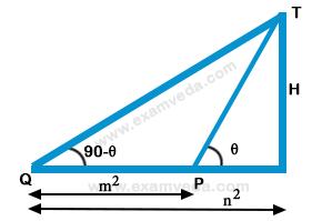 Height and Distance mcq solution image