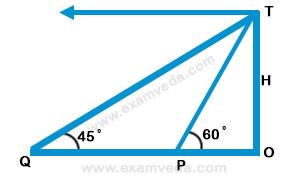Height and Distance mcq solution image