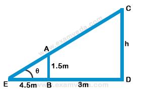Height and Distance mcq solution image