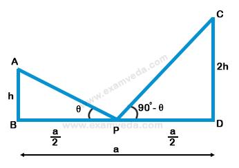 Height and Distance mcq solution image