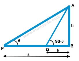 Height and Distance mcq solution image