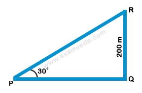 Height and Distance mcq solution image