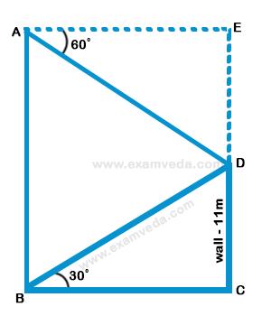Height and Distance mcq solution image