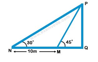 Height and Distance mcq solution image