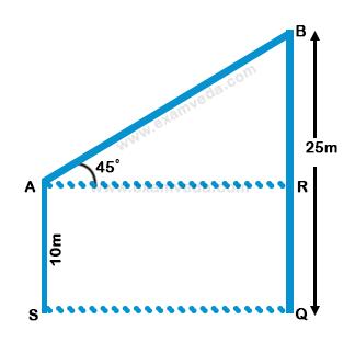 Height and Distance mcq solution image