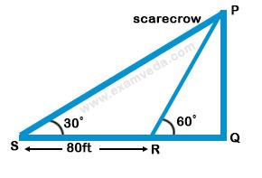 Height and Distance mcq solution image