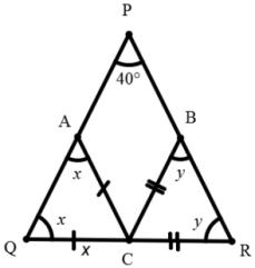 Triangles mcq solution image