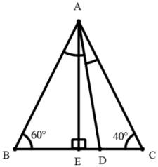 Triangles mcq solution image