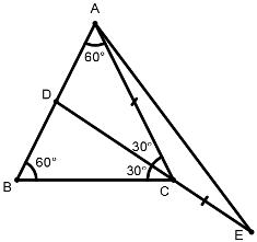 Triangles mcq solution image