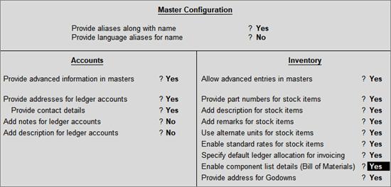 Tally mcq solution image