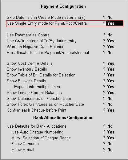 Tally mcq solution image