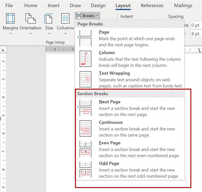 MS Word mcq solution image