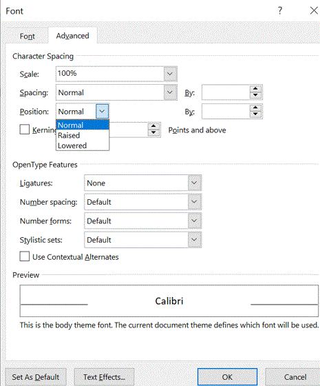 MS Word mcq solution image