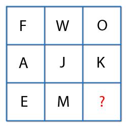 missing character finding